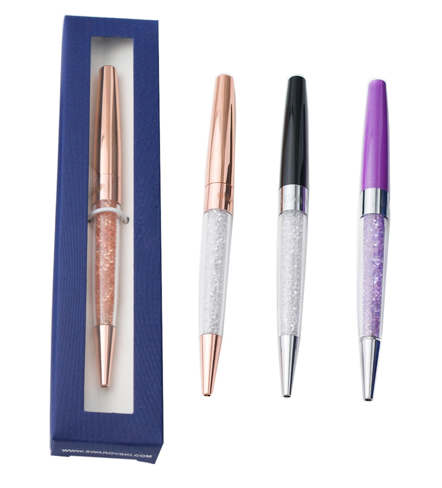 New lady student lovely crystal pen